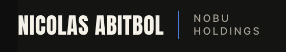 Nicolas Abitbol — Nobu Holdings